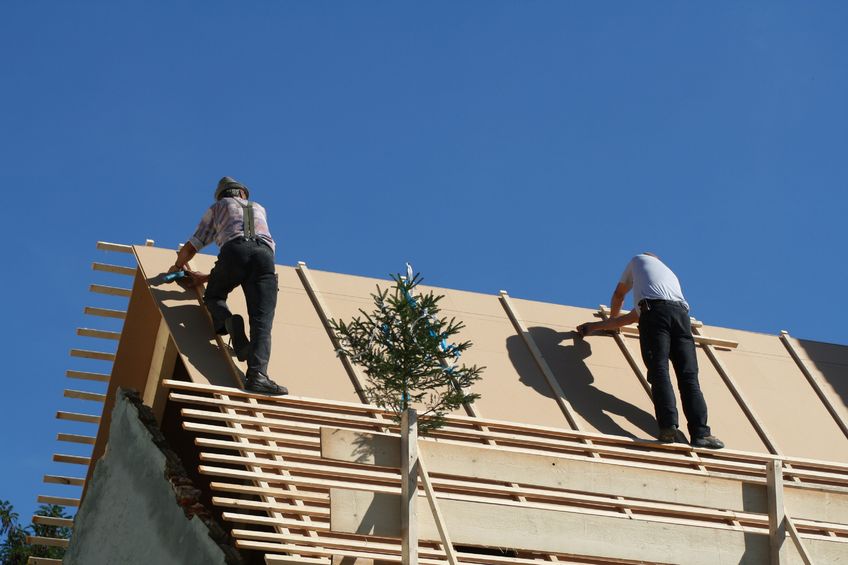 Replacing Asphalt Shingles And Other Repairs Completed By A Residential Roofing Service